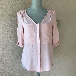 Anthro Dusty Pink Blouse